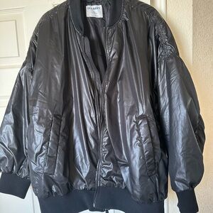 Old Navy Charcoal Water-Resistant Jacket